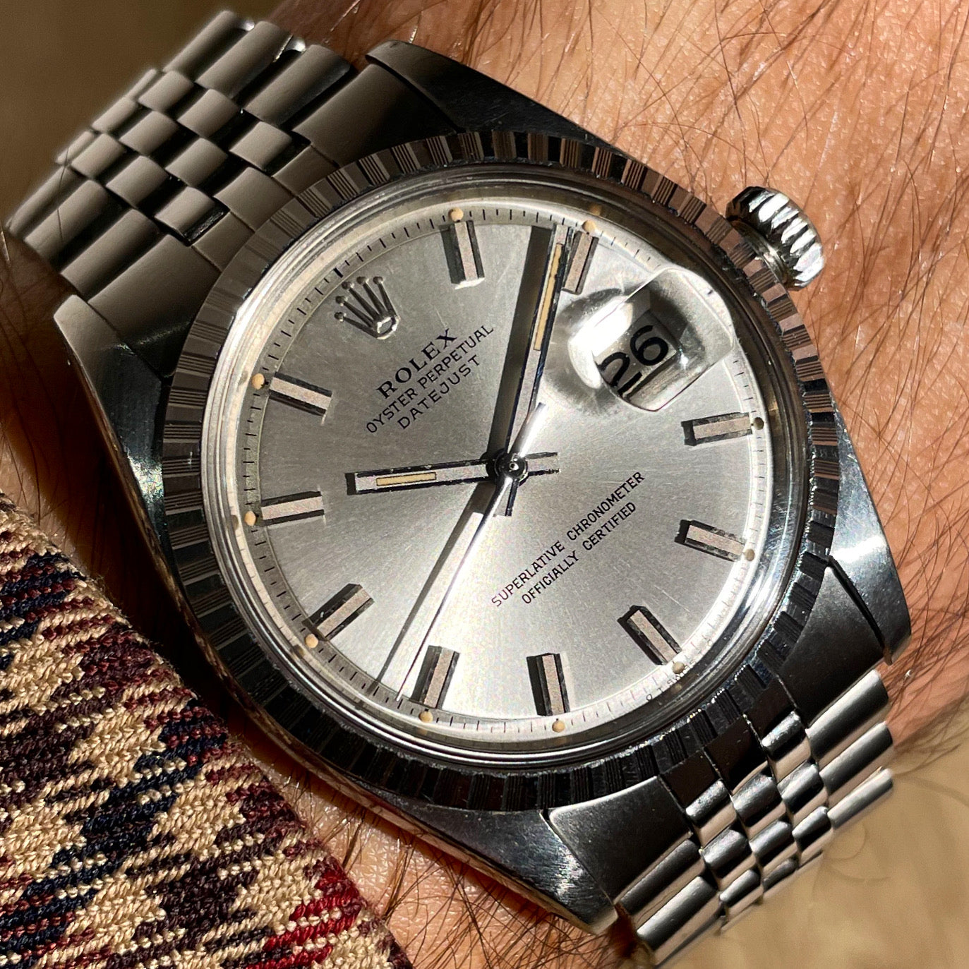 Rolex Datejust 1603 Sigma "Wide Boy" 1973