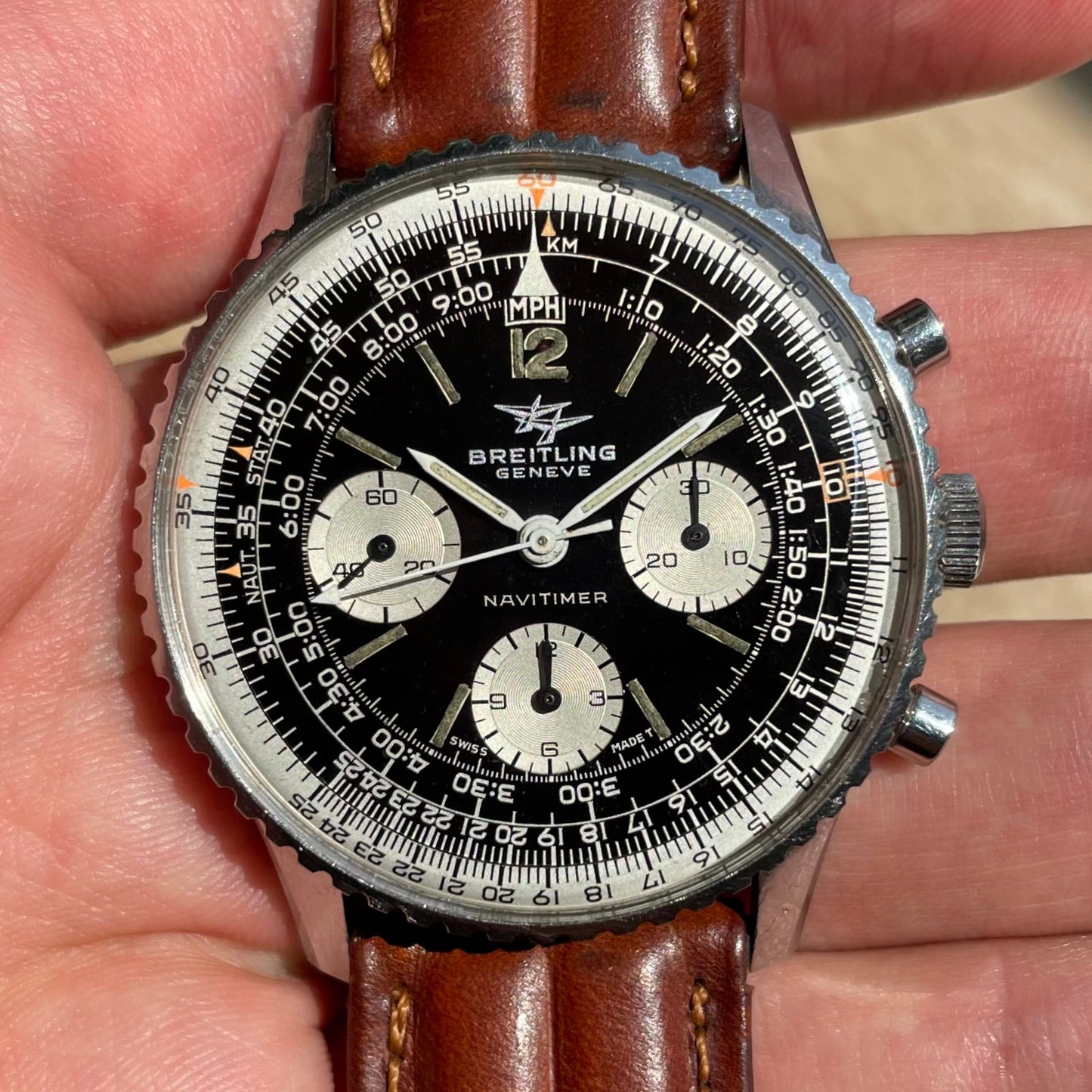 Breitling Navitimer 806 "Twin Jet" Chronograph 1967 Serviced