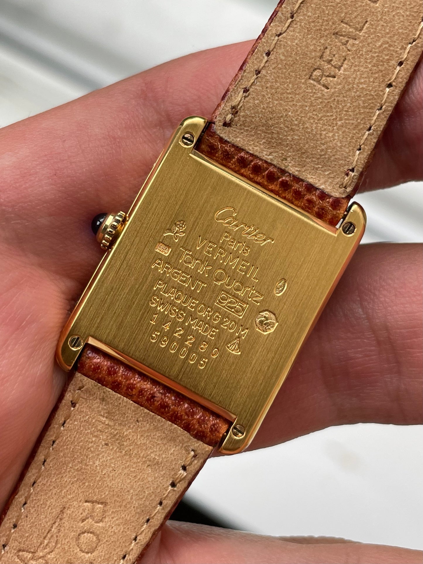 Must de Cartier Tank “Trinity” Dial Unisex w/ Original Box & Papers