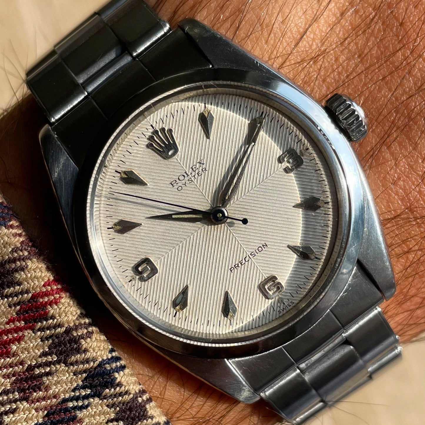 Rolex Oyster Precision 6422 w/ Chevron 3-6-9 "Explorer Dial 1959