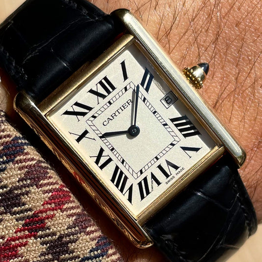 Cartier Tank Louis 18k Yellow Gold 2441 / W1529756