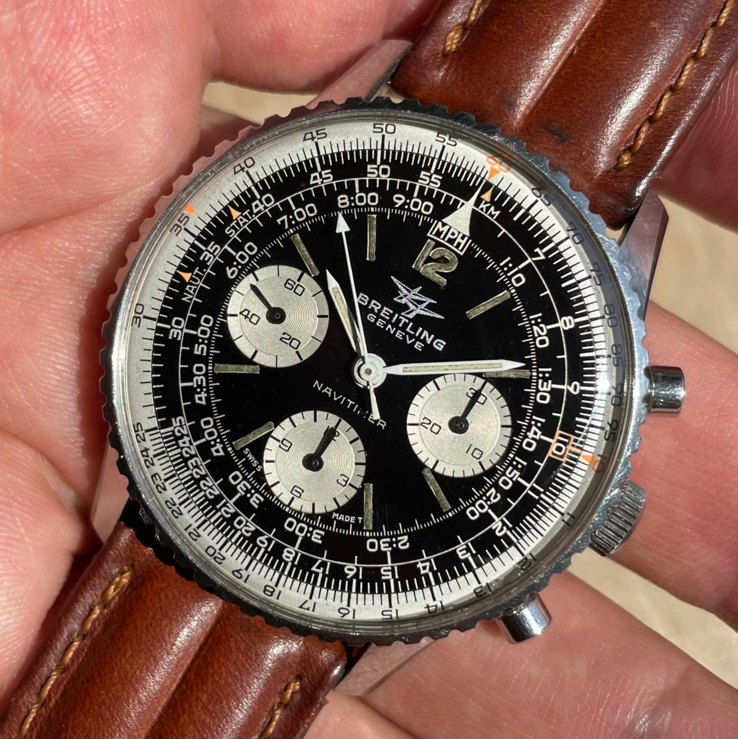 Breitling Navitimer 806 "Twin Jet" Chronograph 1967 Serviced