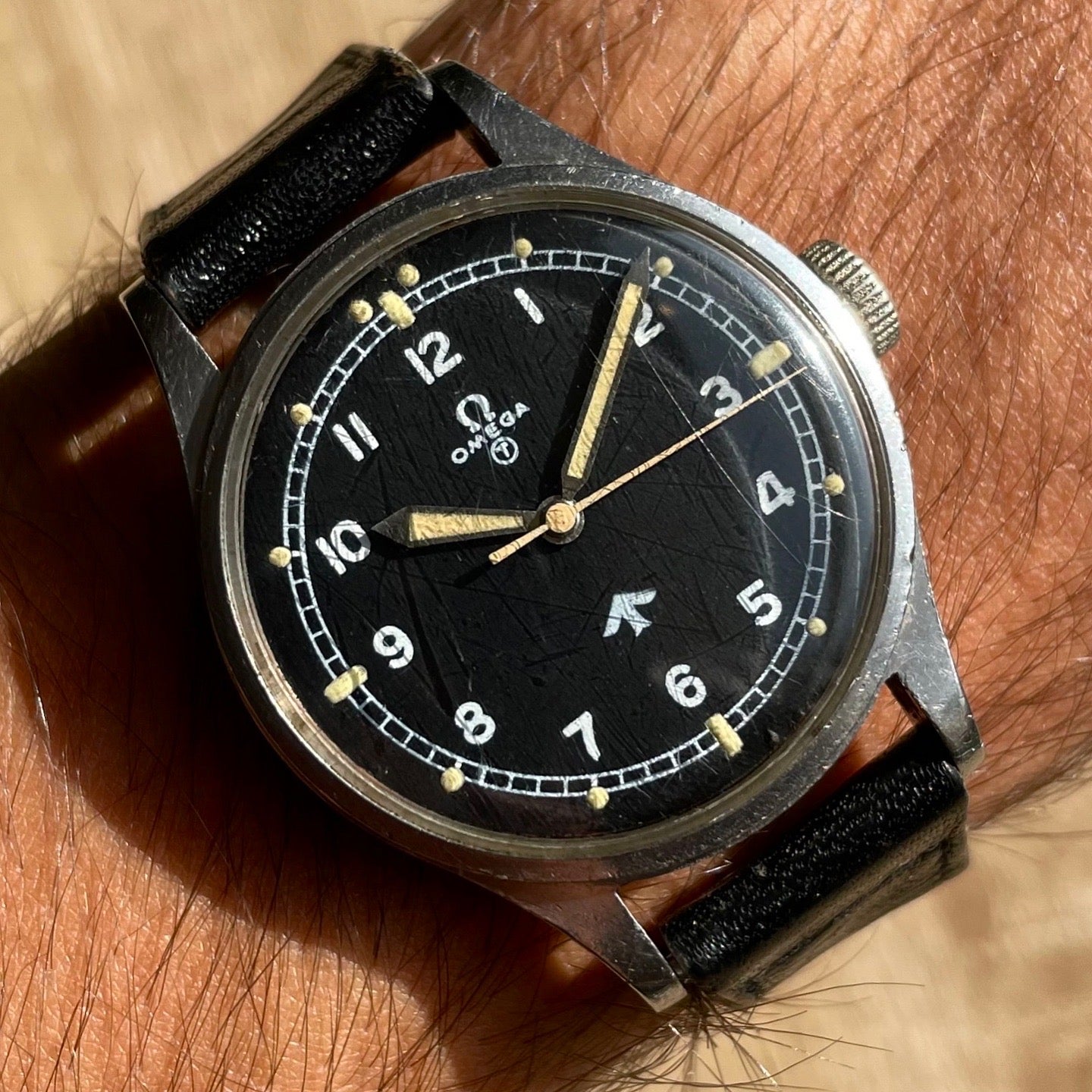 Omega 1953 "Fat Arrow" British Military RAF Issued Untouched Example