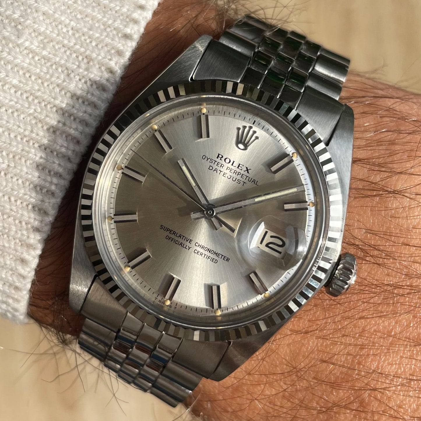 Rolex Datejust 1601 "Wide Boy" 1969 Immaculate