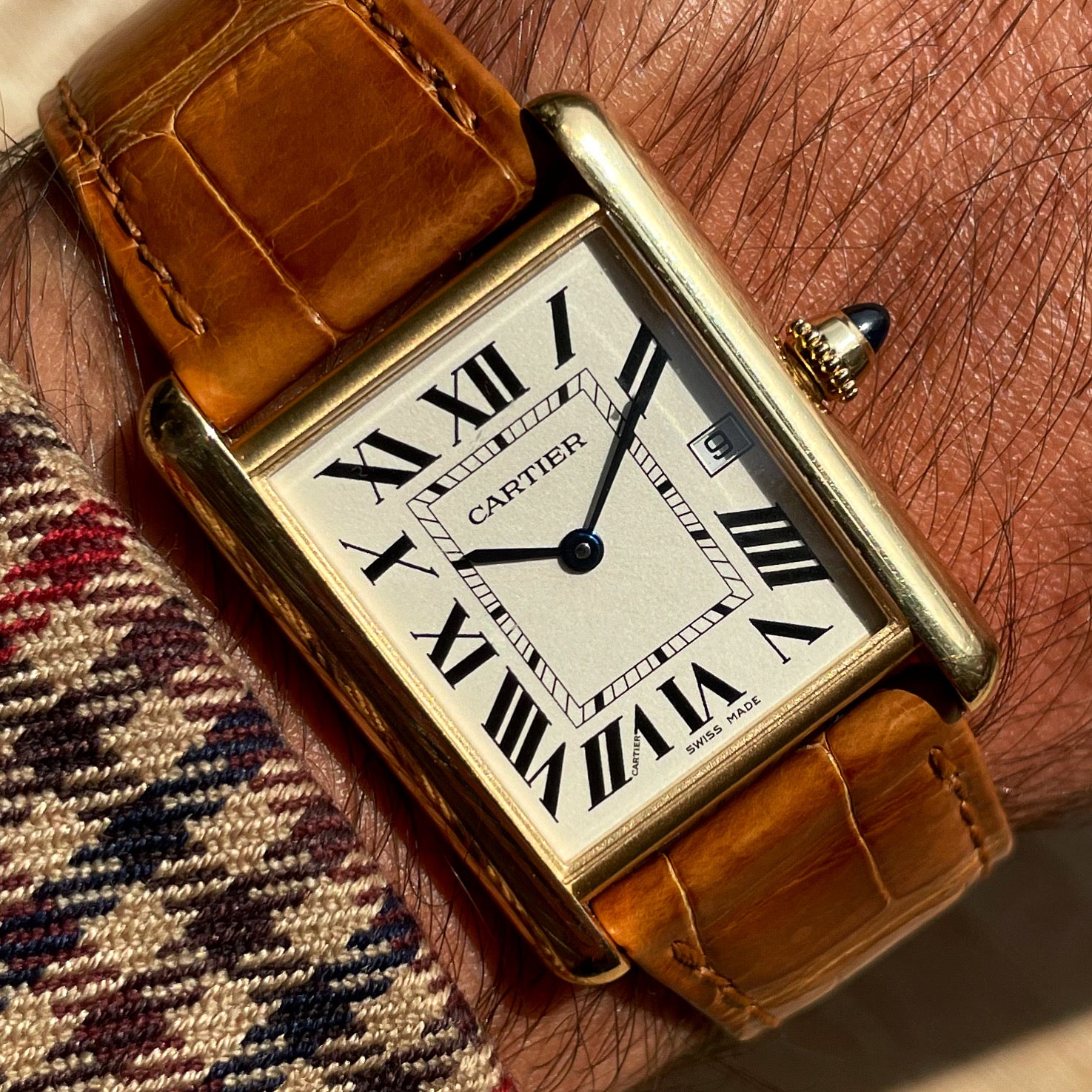 Cartier Tank Louis 18k Yellow Gold 24411