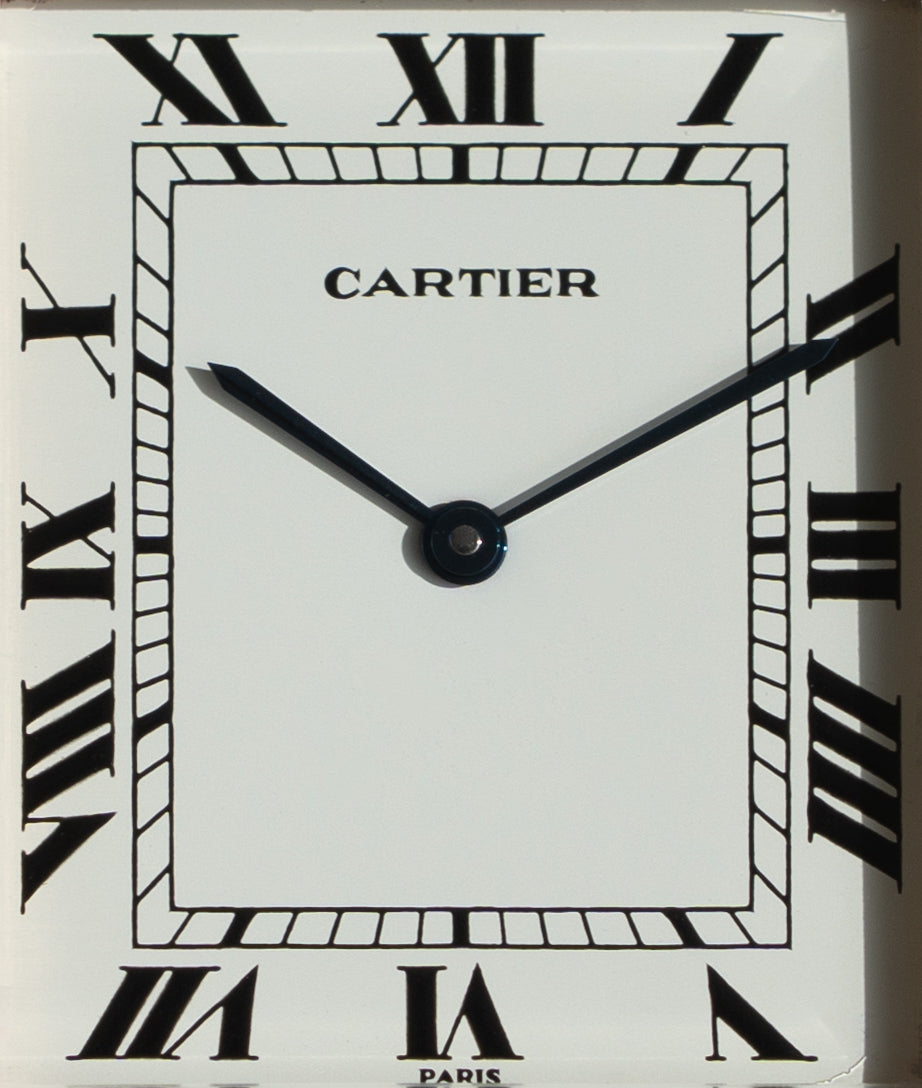 Cartier Paris "Jumbo" Tank Louis Automatique 17002 w/ Cartier Service Paperwork