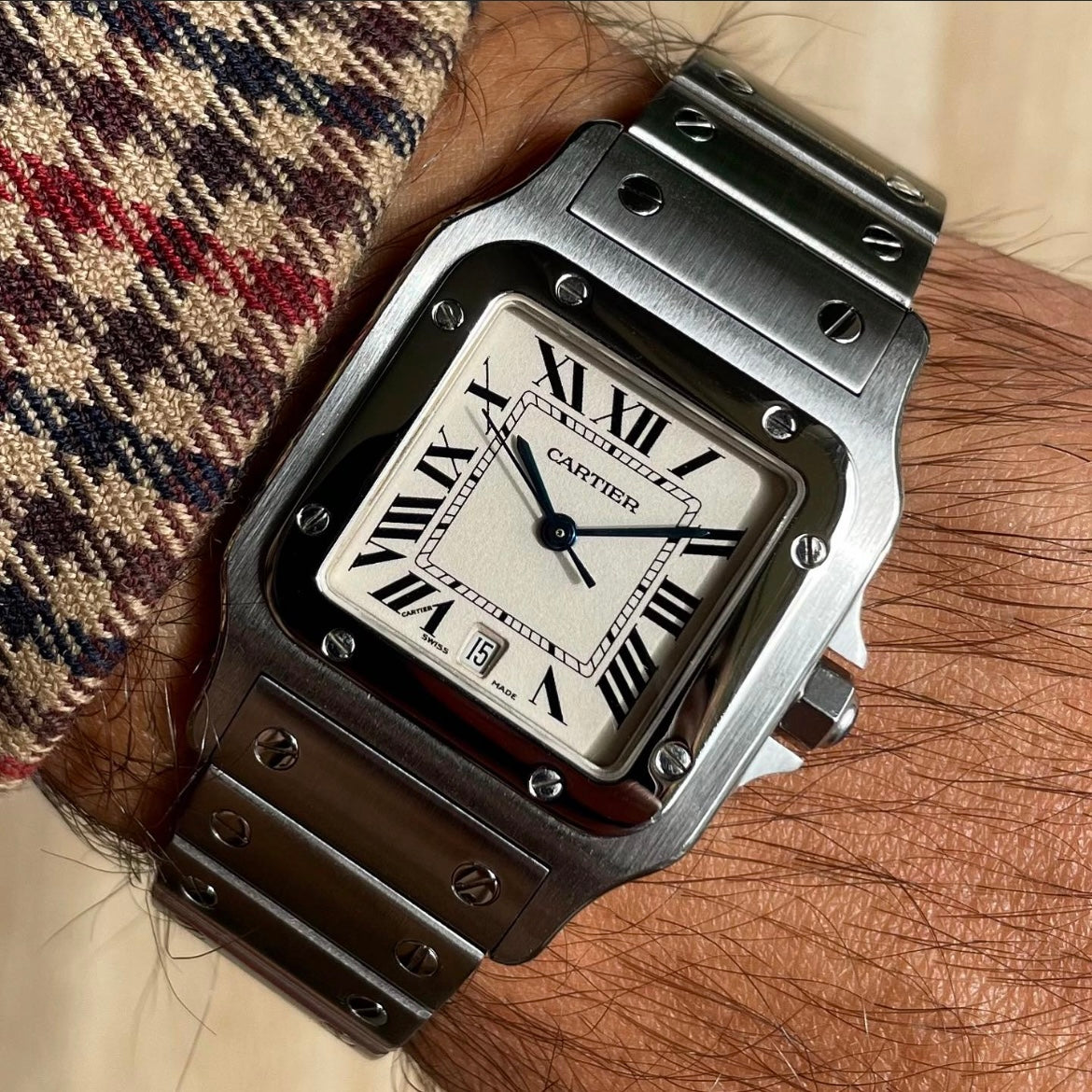 Cartier Santos Galbée 1564 Steel Immaculate