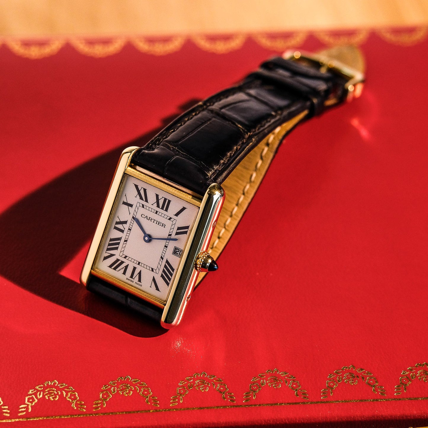 Cartier Tank Louis 18k Yellow Gold 2441 / W1529756