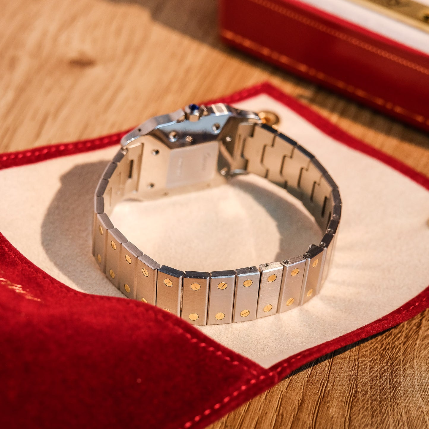 Cartier Santos Carrée 2961 w/ Original Box, Papers, Booklets & 2023 Cartier Service Paperwork, Retailed by Cartier London