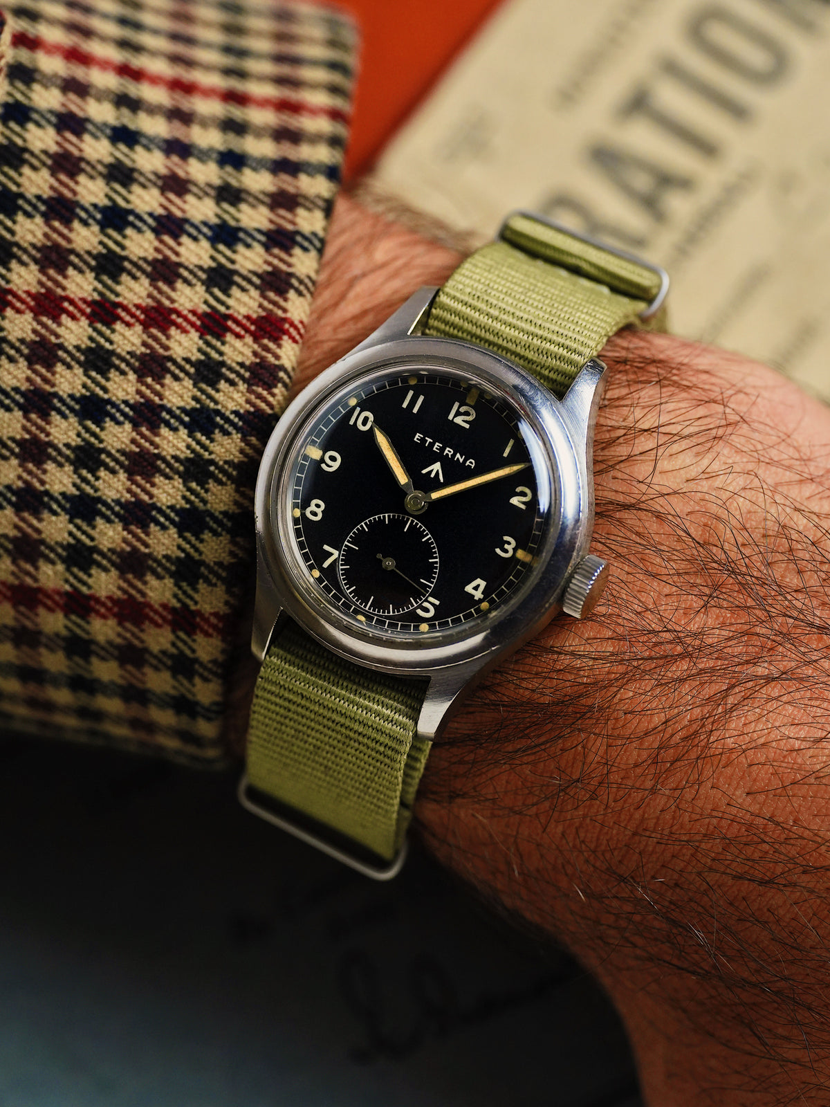 Eterna Dirty Dozen W.W.W. British Military Issued 1945