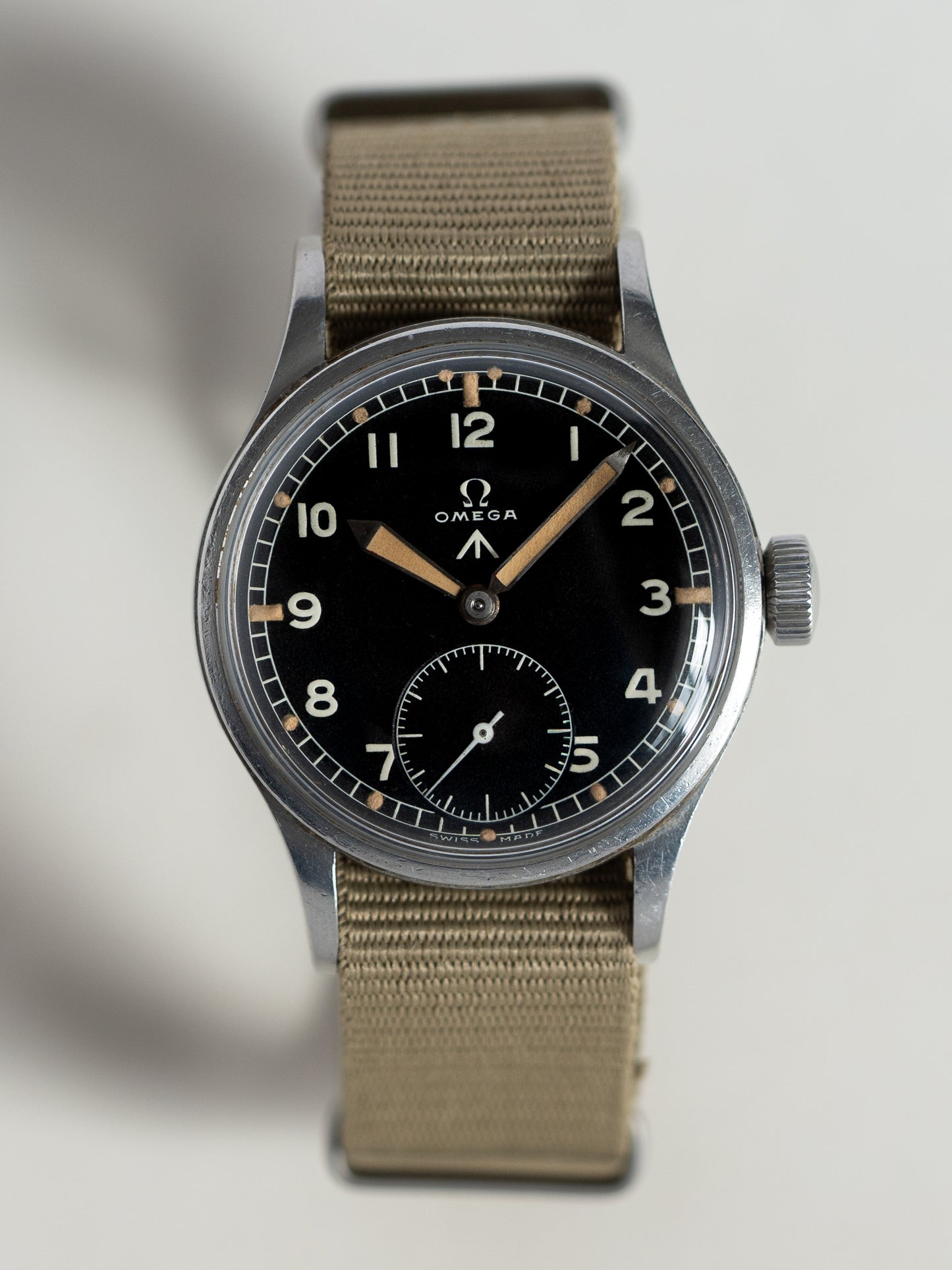 Omega Dirty Dozen W.W.W. British Military Issued 1945 Exceptional Example
