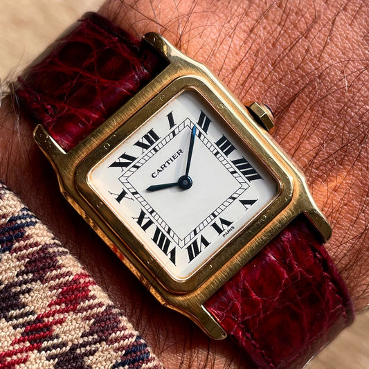 Cartier Paris 18k Santos Dumont Manual