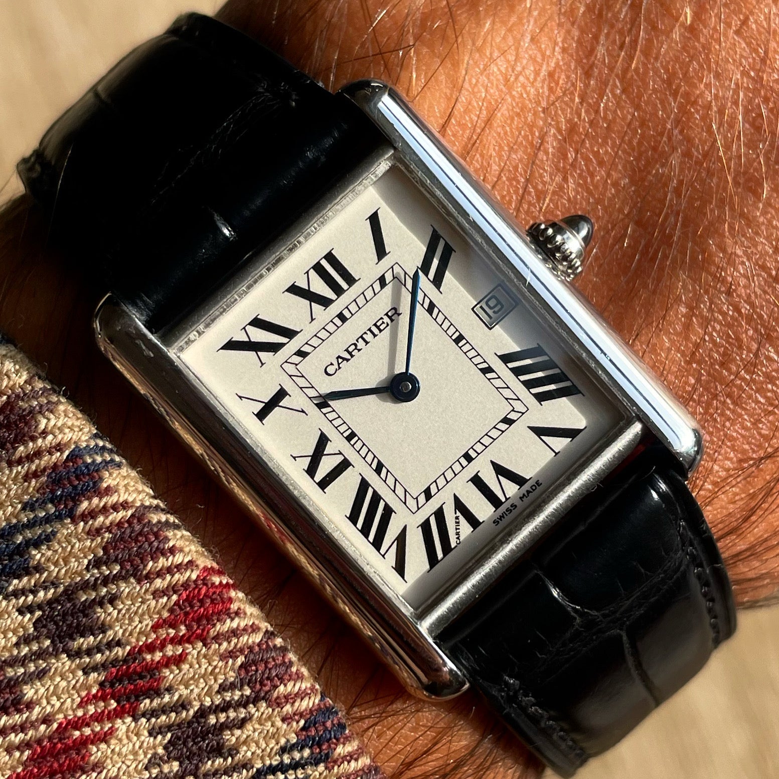 Cartier Tank Louis 18k White Gold 2678 - Main Image