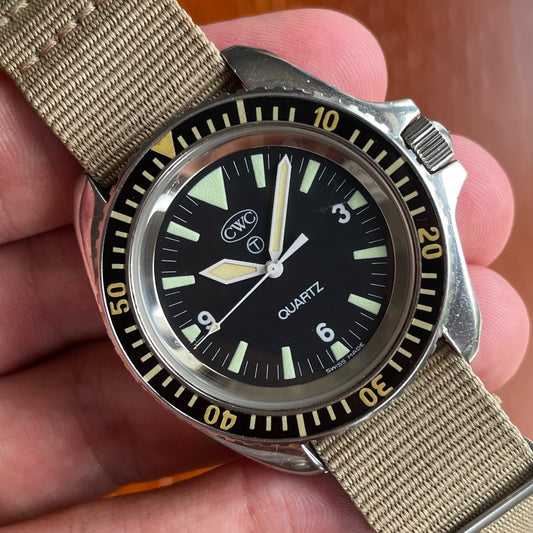 CWC Royal Navy 1985 Issued British Military Quartz Diver