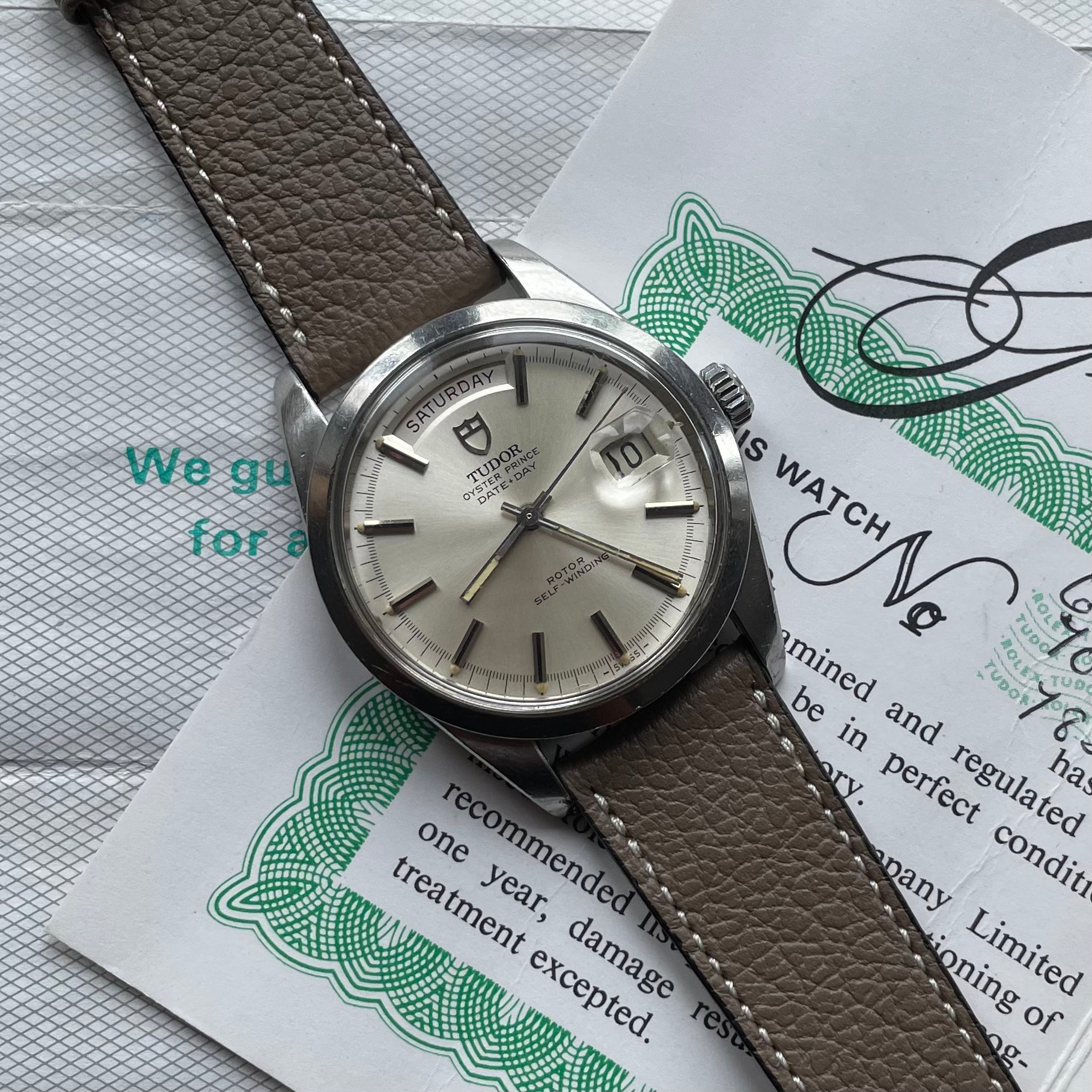 Tudor day date on sale vintage