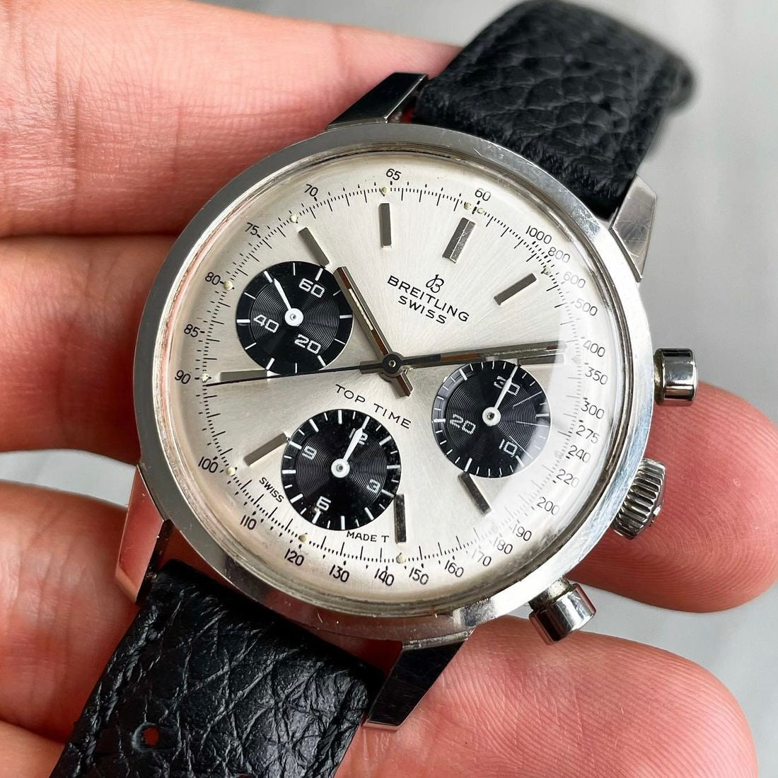 Breitling Top Time 810 Panda Dial