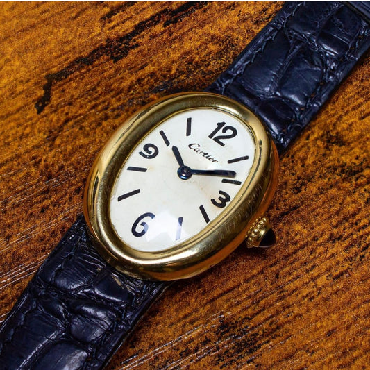 Cartier London 18k Gold Baignoire w/ London Hallmarks