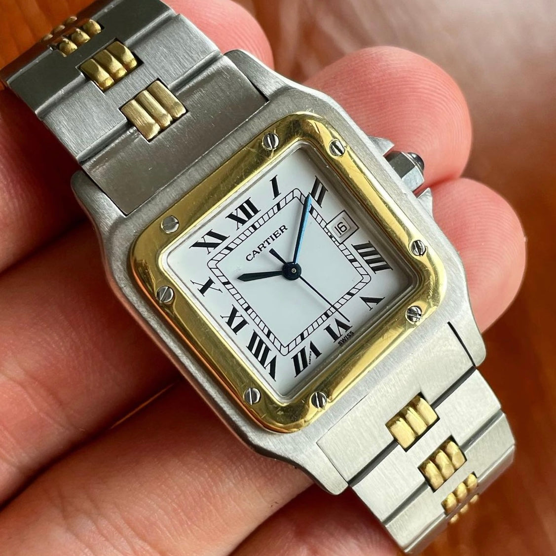 Cartier Santos Galbee Gordon Automatic 2961