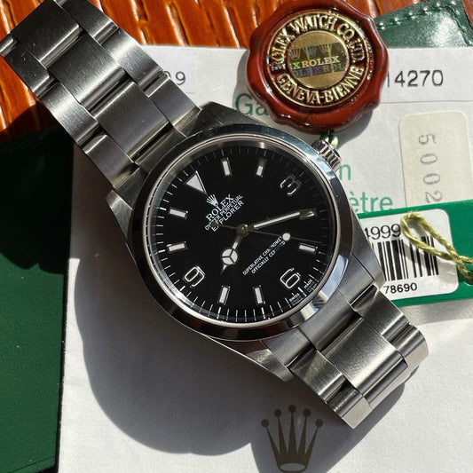 Rolex Explorer 114270 w/ Original Papers & Tags 2003