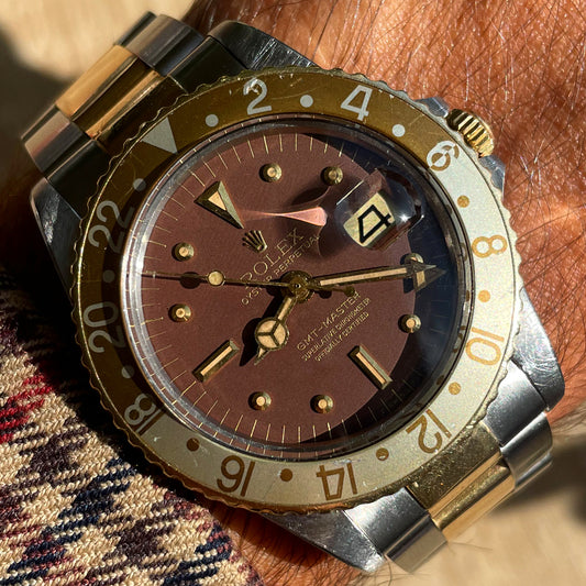 Rolex GMT Master 1675 "Root Beer" w/ Matte Brown Nipple Dial