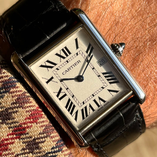 Cartier Tank Louis 18k White Gold 2678