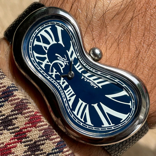 Softwatch by Exaequo Salvador Dalí Surrealist Watch Blue Dial