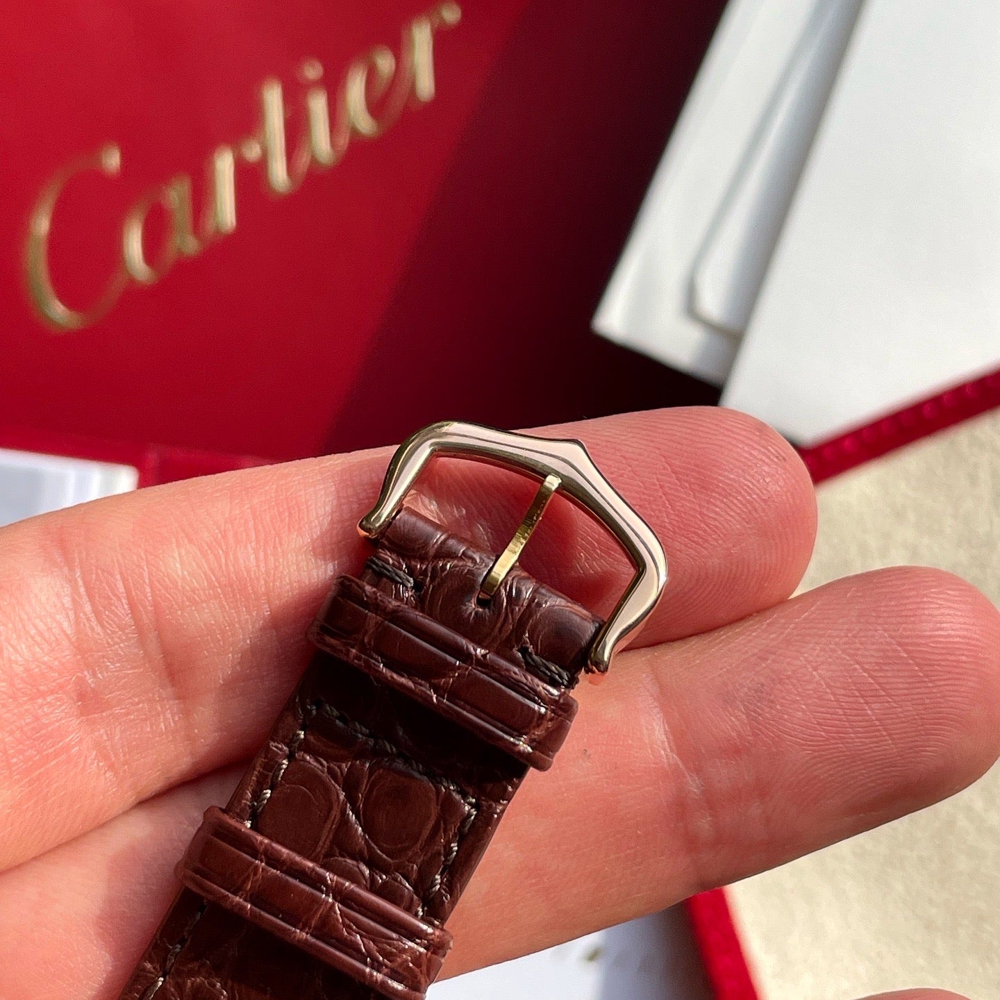 Cartier Tank Solo 3168 Rose Gold Unisex w/ Complete Box & Papers Set