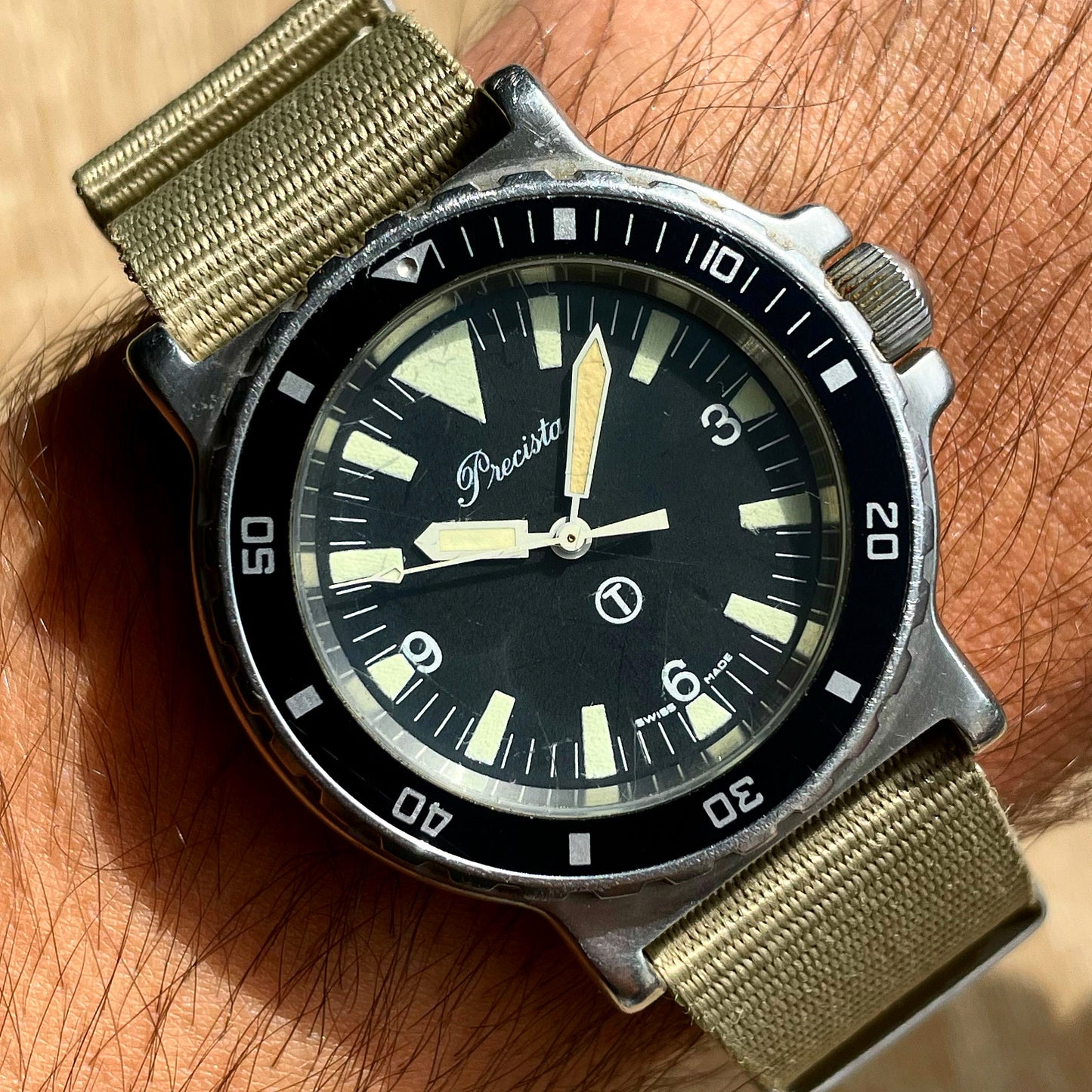 Precista 1988 "Big Triangle" Royal Navy Issued Quartz Diver