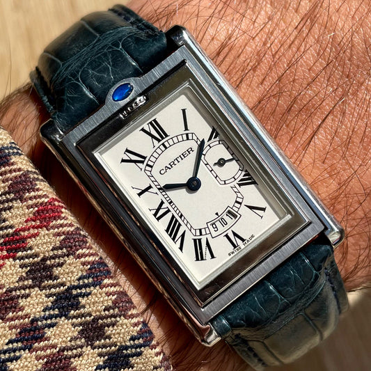 Cartier Tank Basculante “Jumbo” Quartz 2522 w/ Box & Papers