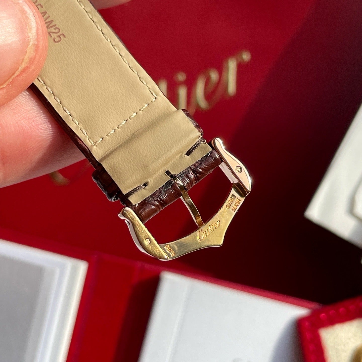 Cartier Tank Solo 3168 Rose Gold Unisex w/ Complete Box & Papers Set