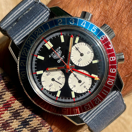 Heuer Autavia GMT 2446C Mk4 Chronograph