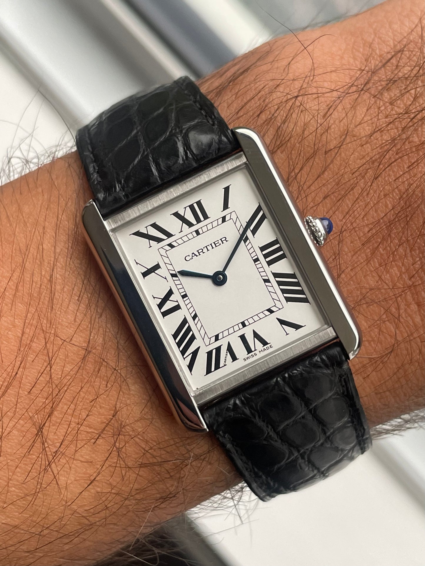 Cartier Tank Solo Large Size 3169 Steel