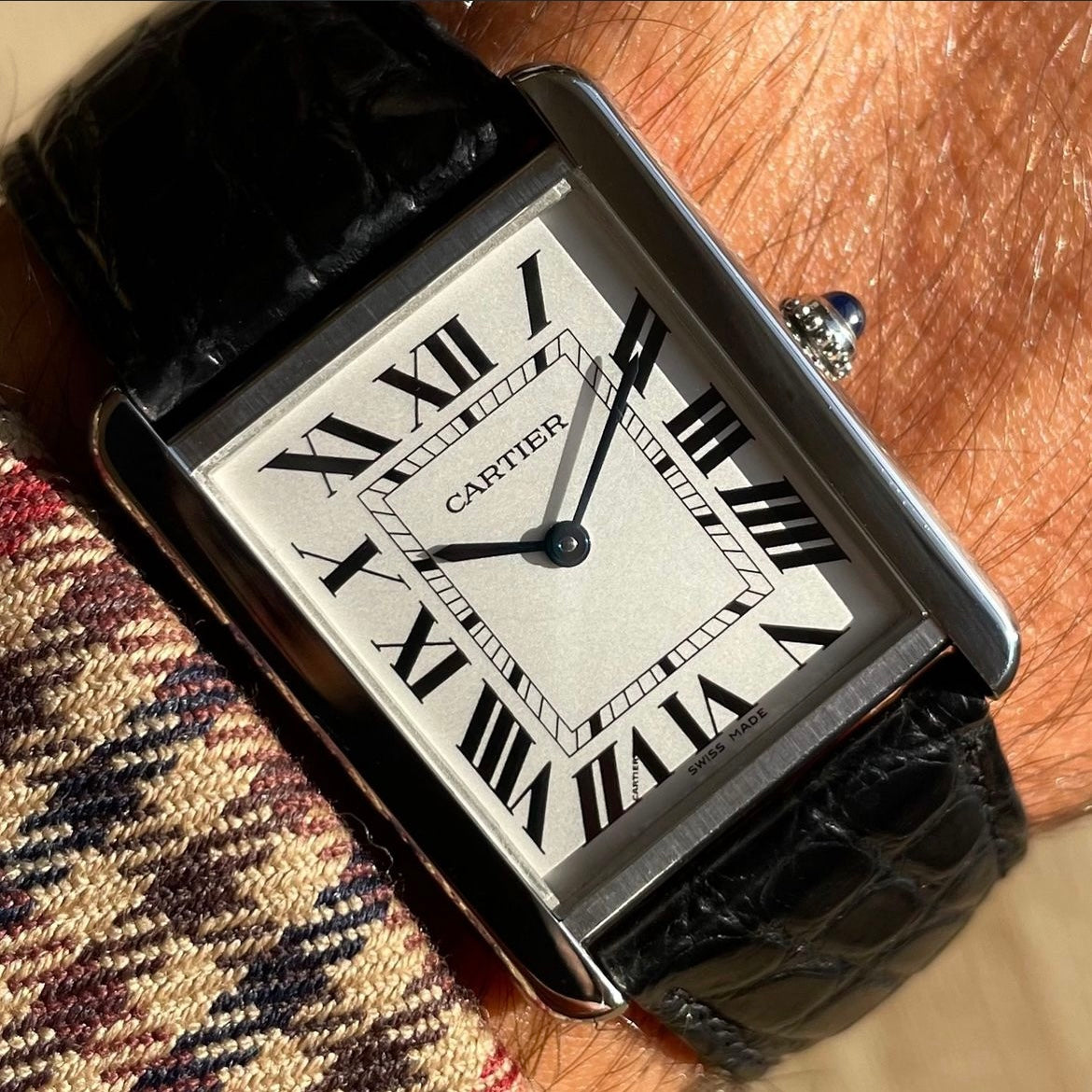 Cartier Tank Solo Large Size 3169 Steel