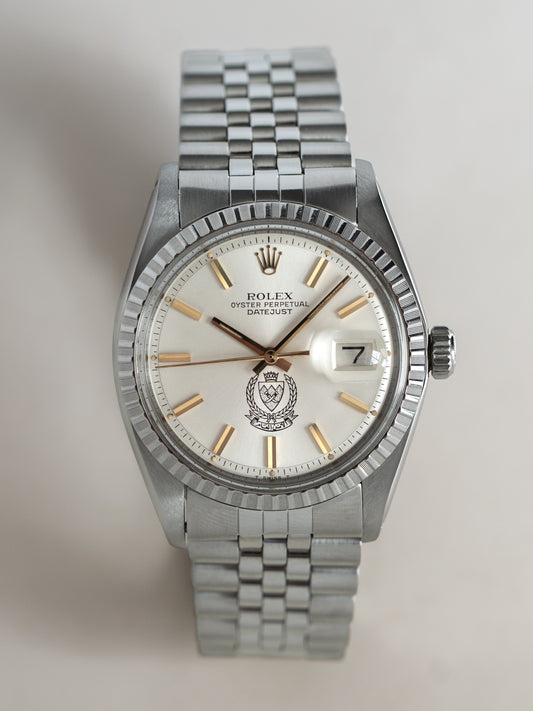 Rolex Datejust 1603 w/ Bahrain Defence Force Logo Dial