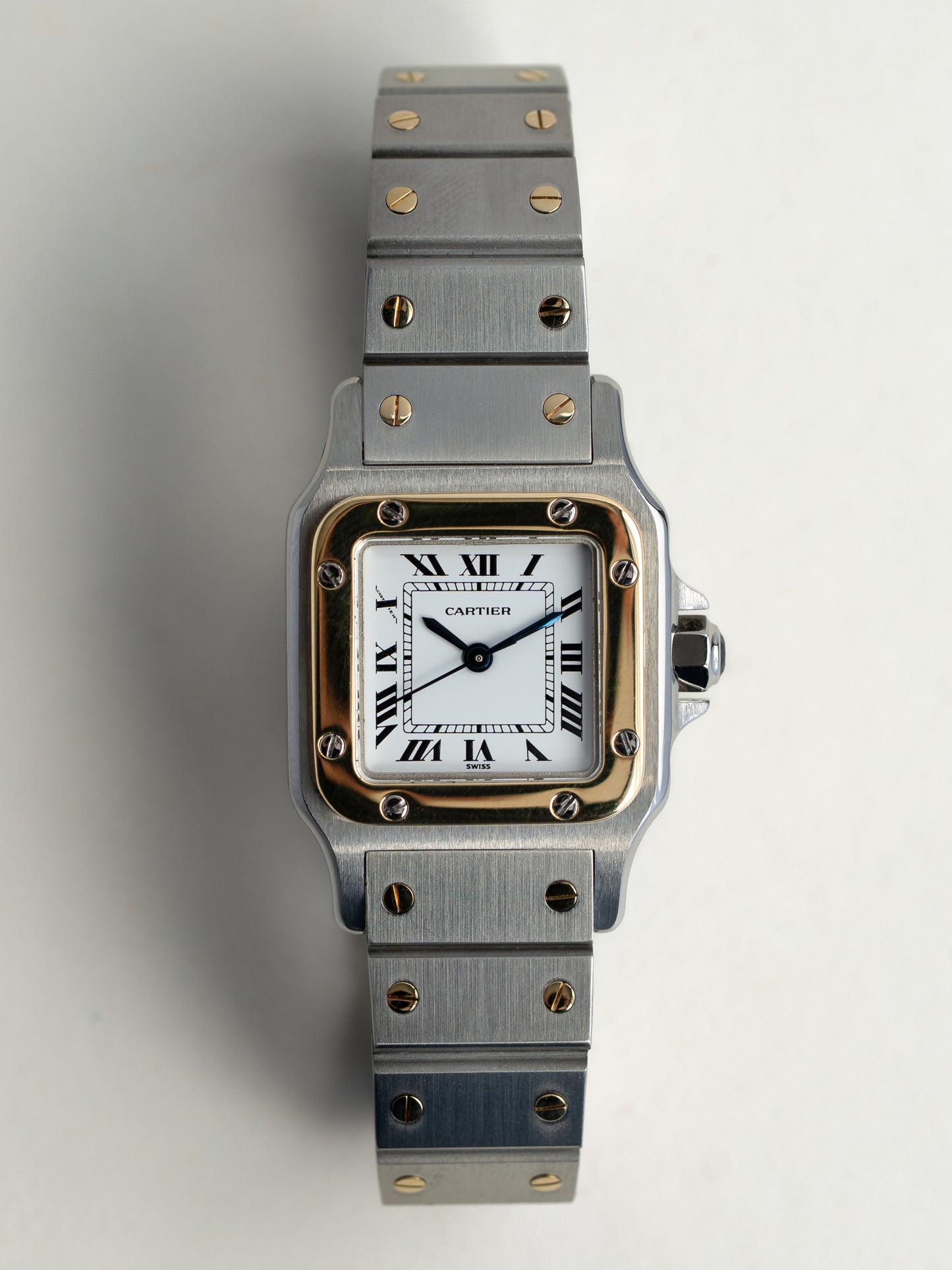 Cartier Santos Carrée 0902 Steel & Gold Ladies Sharp
