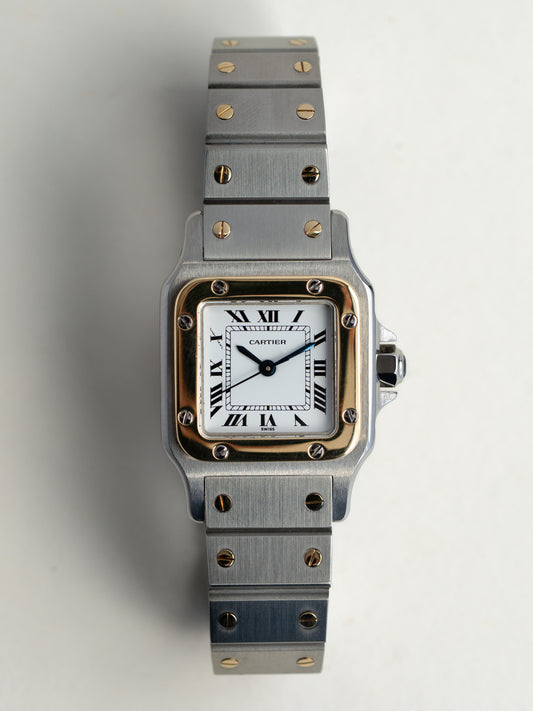 Cartier Santos Carrée 0902 Steel & Gold Ladies Sharp