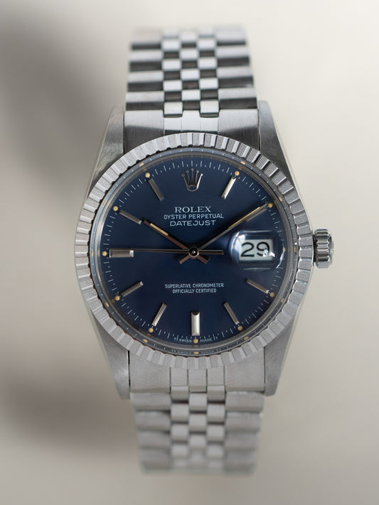 Rolex Datejust 16030 Original Blue Dial 1986
