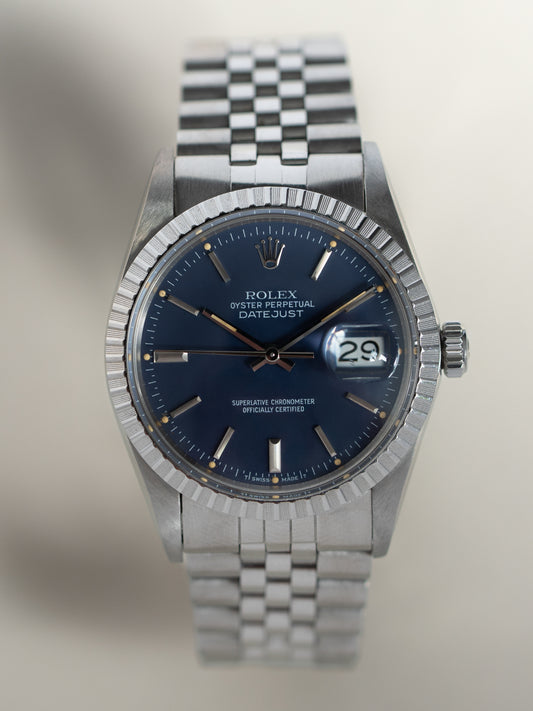 Rolex Datejust 16030 Original Blue Dial 1986