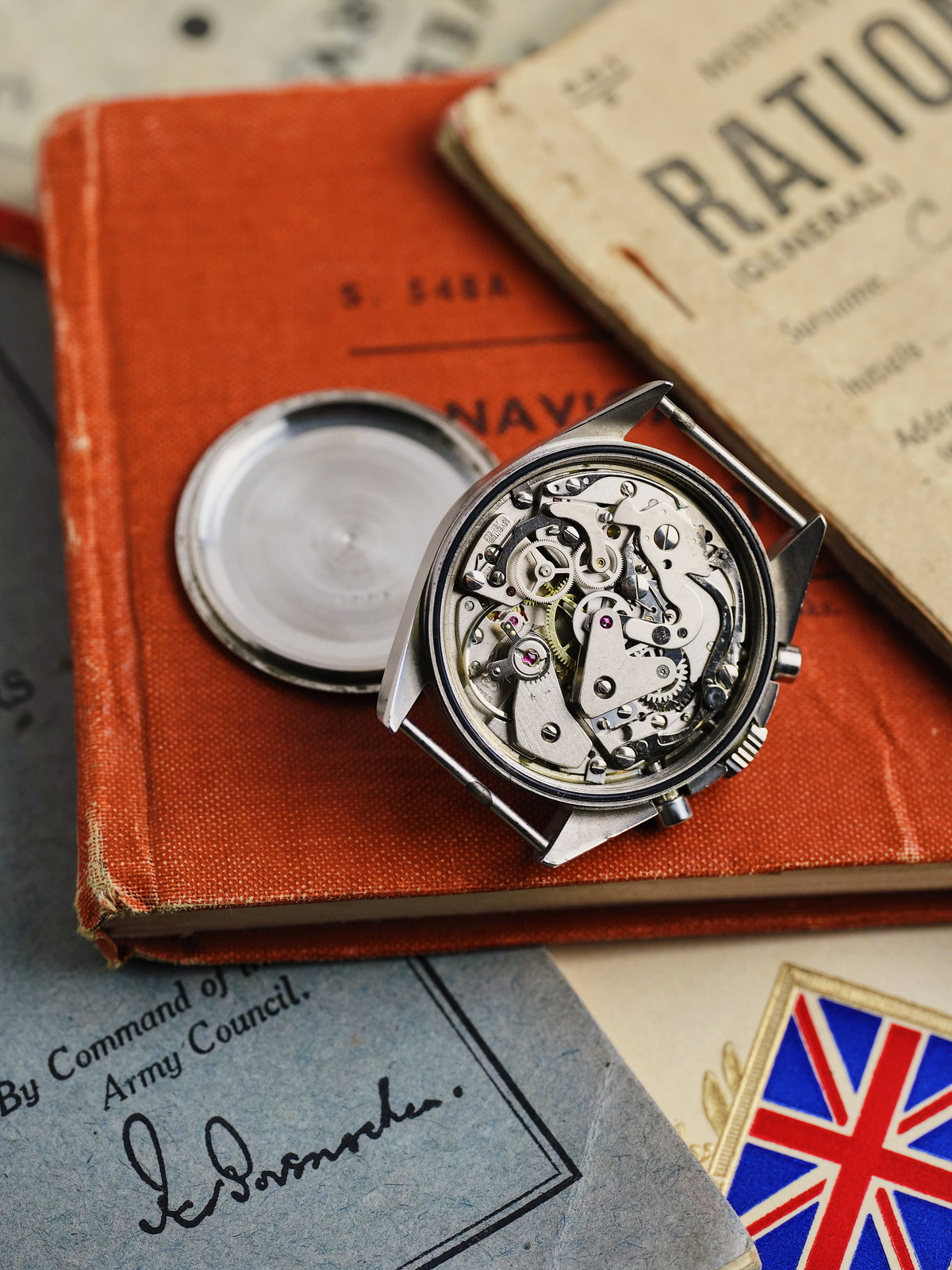 Newmark Fab Four British Military 6BB RAF Issued Chronograph 1980