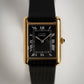 Must de Cartier Tank Mechanical Gloss Black Dial