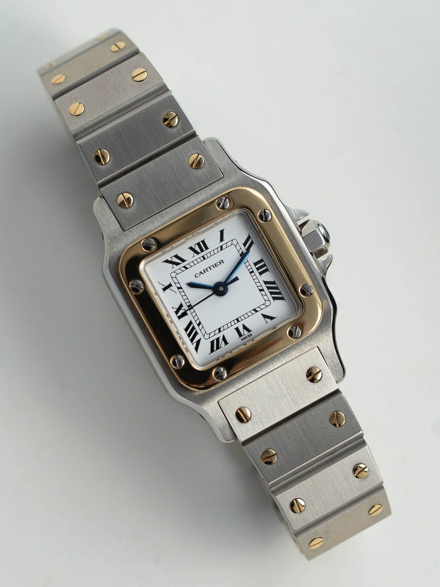 Cartier Santos Carrée 0902 Steel & Gold Ladies Sharp