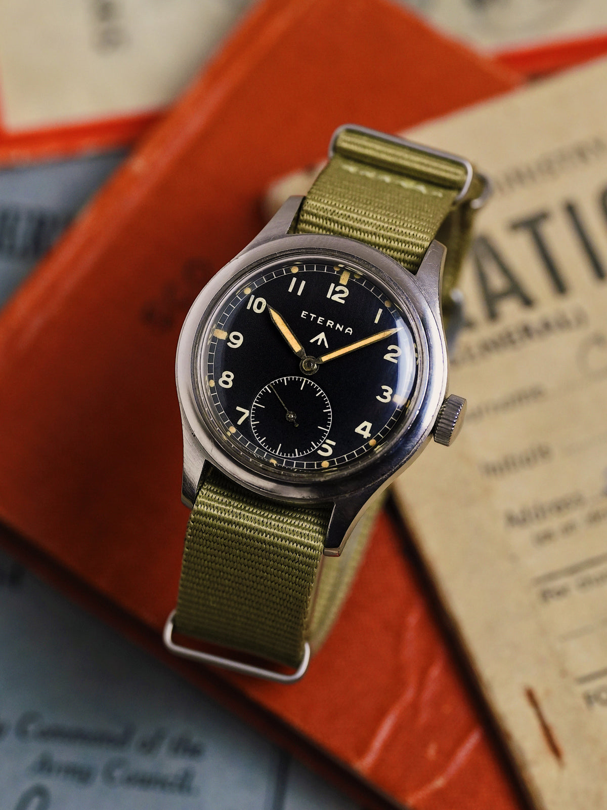 Eterna Dirty Dozen W.W.W. British Military Issued 1945