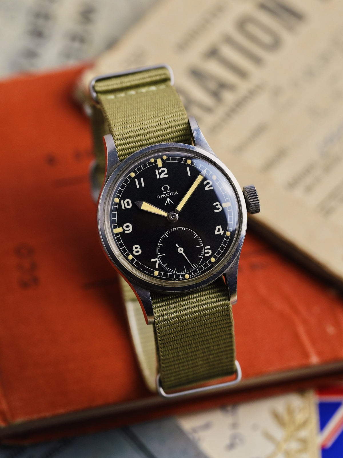 Omega Dirty Dozen W.W.W. British Military Issued 1945