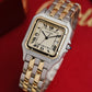 Cartier Panthère 187957 "Two Row" Steel & Solid Gold 29mm Unisex