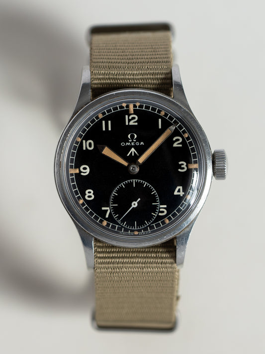 Omega Dirty Dozen W.W.W. British Military Issued 1945 Exceptional Example