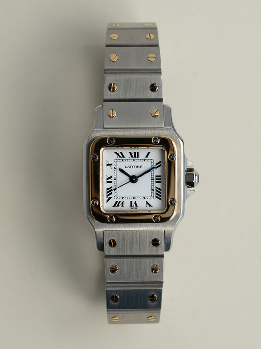 Cartier Santos Carrée Steel & Gold Ladies Sharp