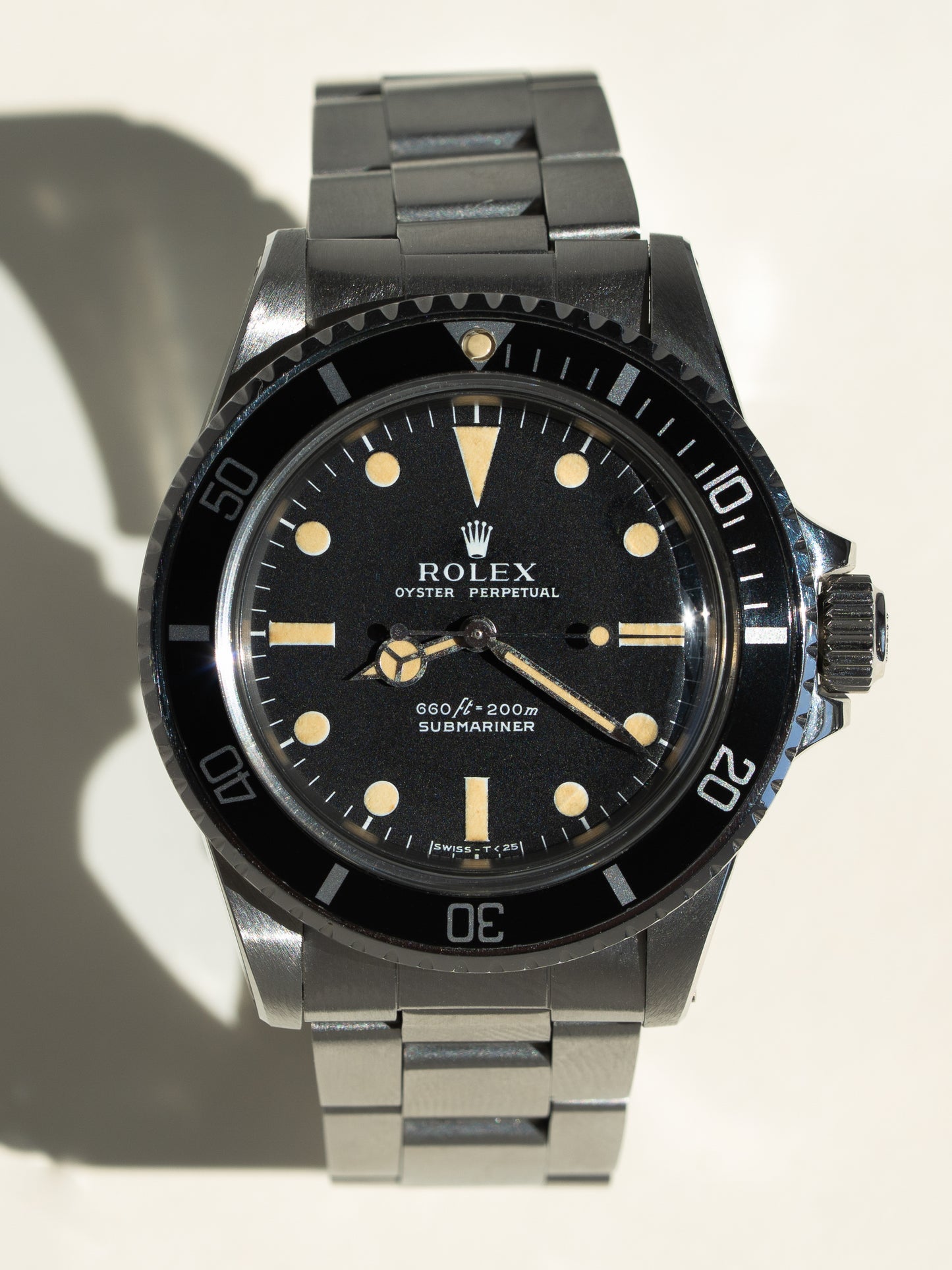 Rolex Submariner 5513 Matte "Serif" Dial Circa 1975 Exceptional Patina