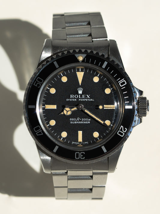 Rolex Submariner 5513 Matte "Serif" Dial Circa 1975 Exceptional Patina