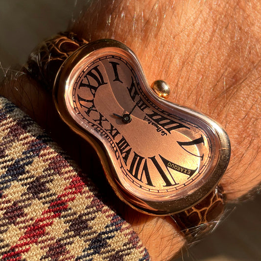 Softwatch by Exaequo Salvador Dalí Copper Tone Surrealist Watch