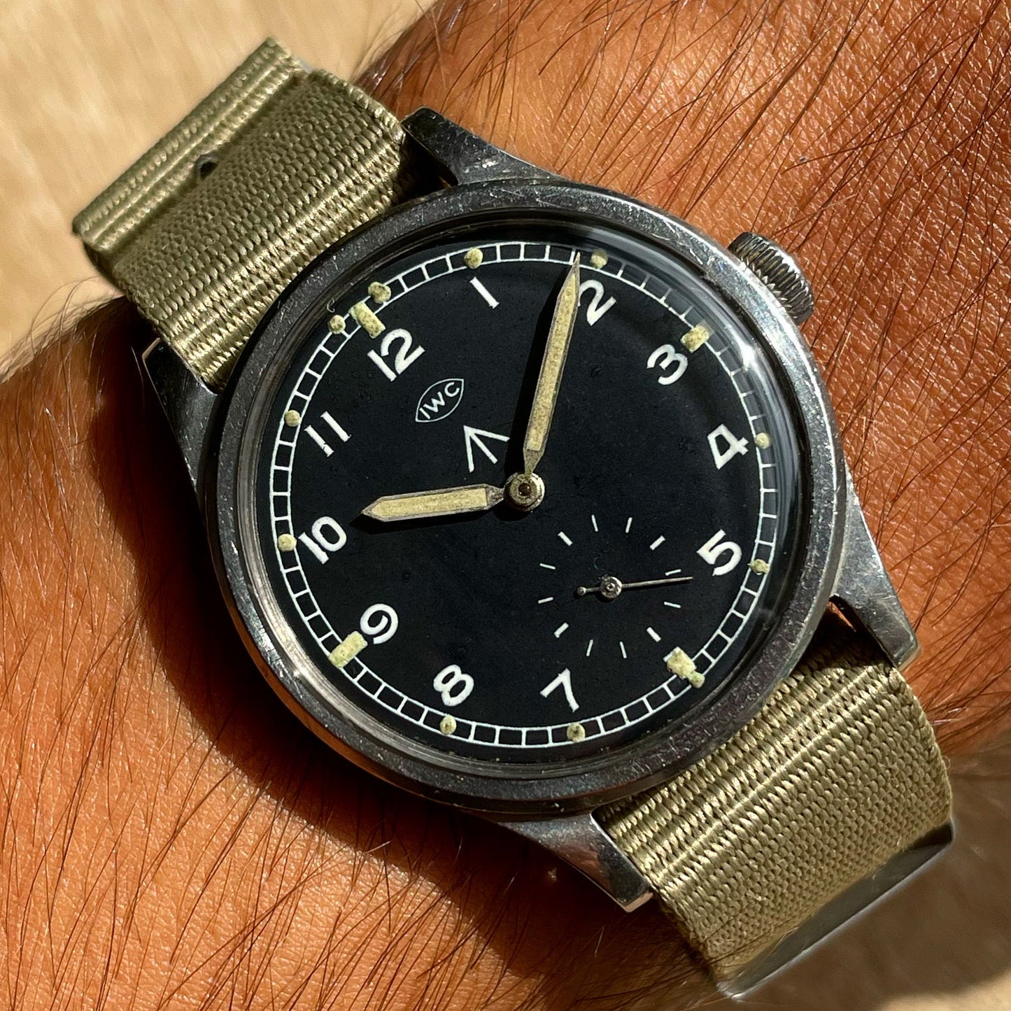 IWC Dirty Dozen W.W.W. British Military Issued MoD Dial